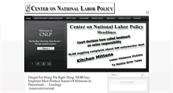 Desktop Screenshot of nationallaborpolicy.org